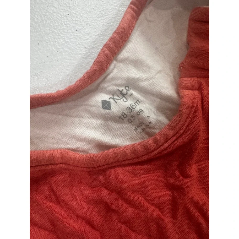 Kyte Baby Bamboo Sleep Bag 0.5 TOG Sunset Orange Toddler Wearable Blanket 18-36M